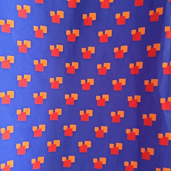 Pleione sleeveless top blue with geo pattern XS - Picture 2 of 8